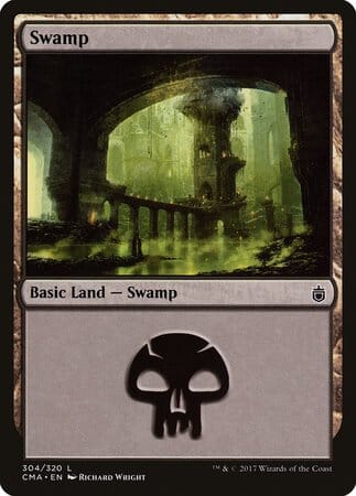 Swamp (304) [Commander Anthology] MTG Single Magic: The Gathering  | Multizone: Comics And Games