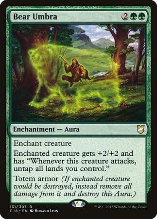 Bear Umbra [Commander 2018] MTG Single Magic: The Gathering  | Multizone: Comics And Games