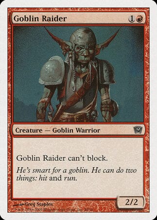 Goblin Raider [Ninth Edition] MTG Single Magic: The Gathering  | Multizone: Comics And Games