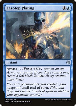 Lazotep Plating [War of the Spark] MTG Single Magic: The Gathering  | Multizone: Comics And Games