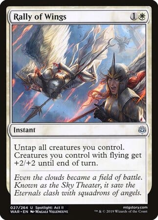 Rally of Wings [War of the Spark] MTG Single Magic: The Gathering  | Multizone: Comics And Games