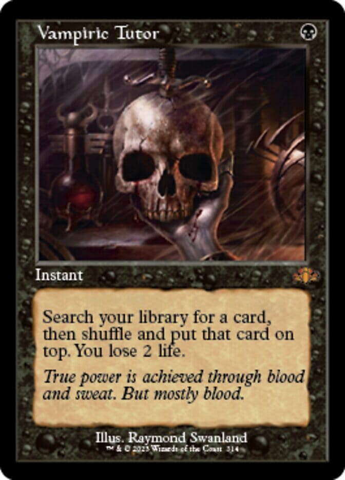 Vampiric Tutor (Retro) [Dominaria Remastered] MTG Single Magic: The Gathering  | Multizone: Comics And Games