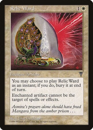 Relic Ward [Visions] MTG Single Magic: The Gathering  | Multizone: Comics And Games