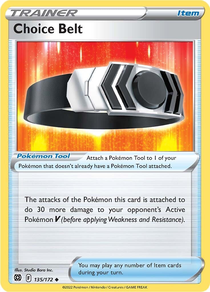 Choice Belt (135/172) [Sword & Shield: Brilliant Stars] Pokemon Single Pokémon  | Multizone: Comics And Games