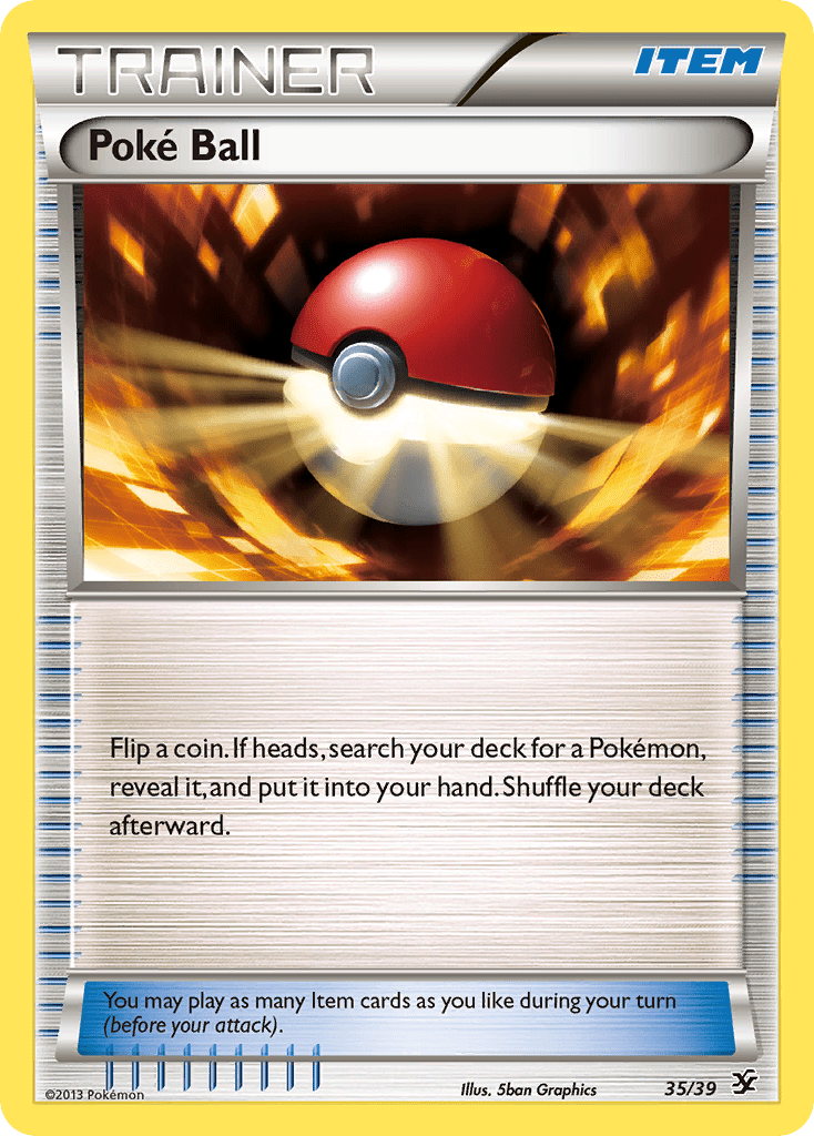 Poke Ball (35/39) [XY: Kalos Starter Set] Pokemon Single Pokémon  | Multizone: Comics And Games