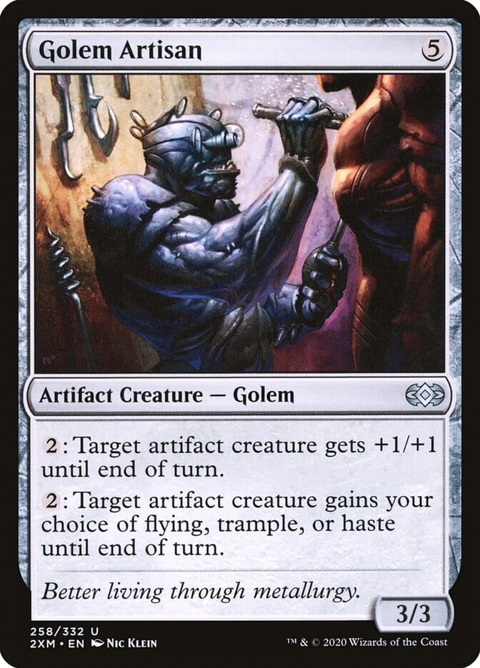 Golem Artisan [Double Masters] MTG Single Magic: The Gathering  | Multizone: Comics And Games