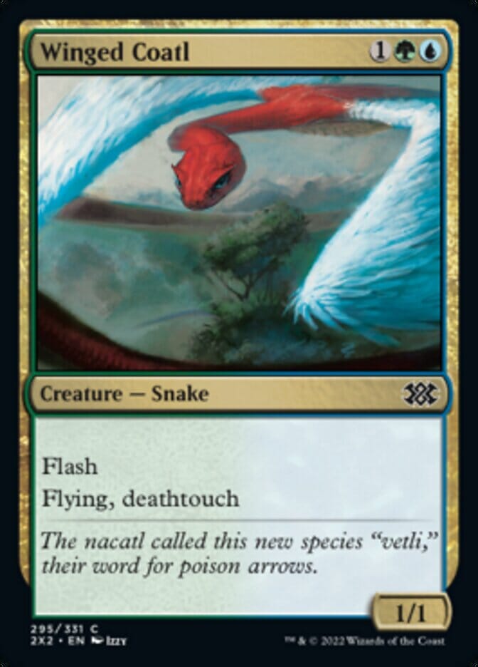 Winged Coatl [Double Masters 2022] MTG Single Magic: The Gathering  | Multizone: Comics And Games