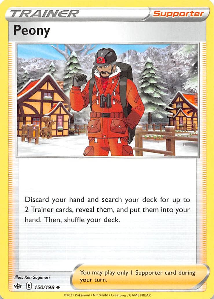 Peony (150/198) [Sword & Shield: Chilling Reign] Pokemon Single Pokémon  | Multizone: Comics And Games