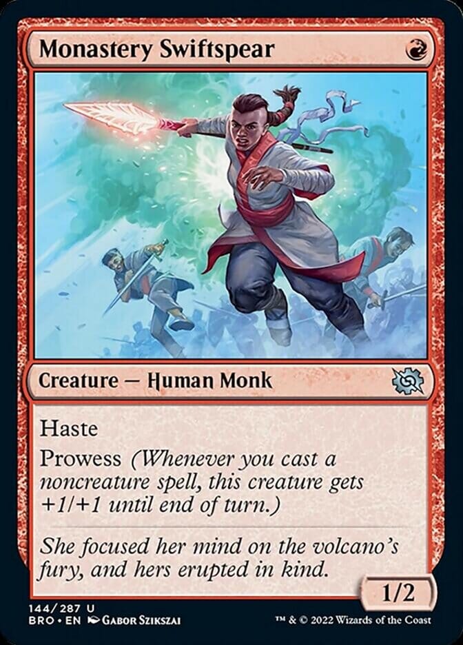 Monastery Swiftspear [The Brothers' War] MTG Single Magic: The Gathering  | Multizone: Comics And Games