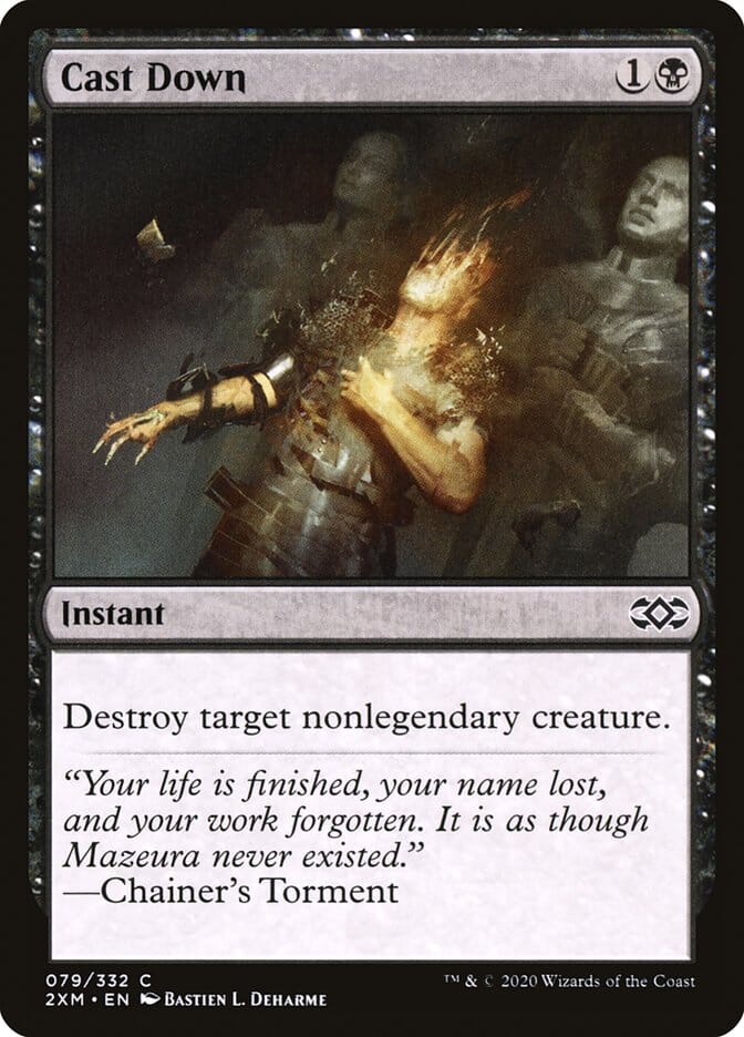 Cast Down [Double Masters] MTG Single Magic: The Gathering  | Multizone: Comics And Games