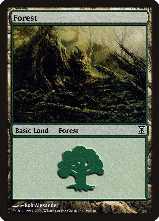 Forest (298) [Time Spiral] MTG Single Magic: The Gathering  | Multizone: Comics And Games