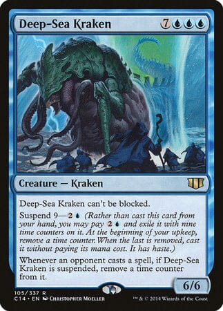 Deep-Sea Kraken [Commander 2014] MTG Single Magic: The Gathering  | Multizone: Comics And Games