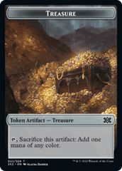 Saproling // Treasure Double-sided Token [Double Masters 2022 Tokens] MTG Single Magic: The Gathering  | Multizone: Comics And Games