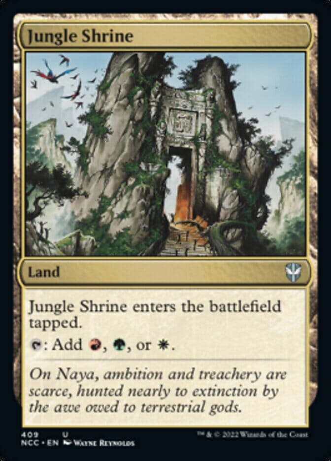 Jungle Shrine [Streets of New Capenna Commander] MTG Single Magic: The Gathering  | Multizone: Comics And Games
