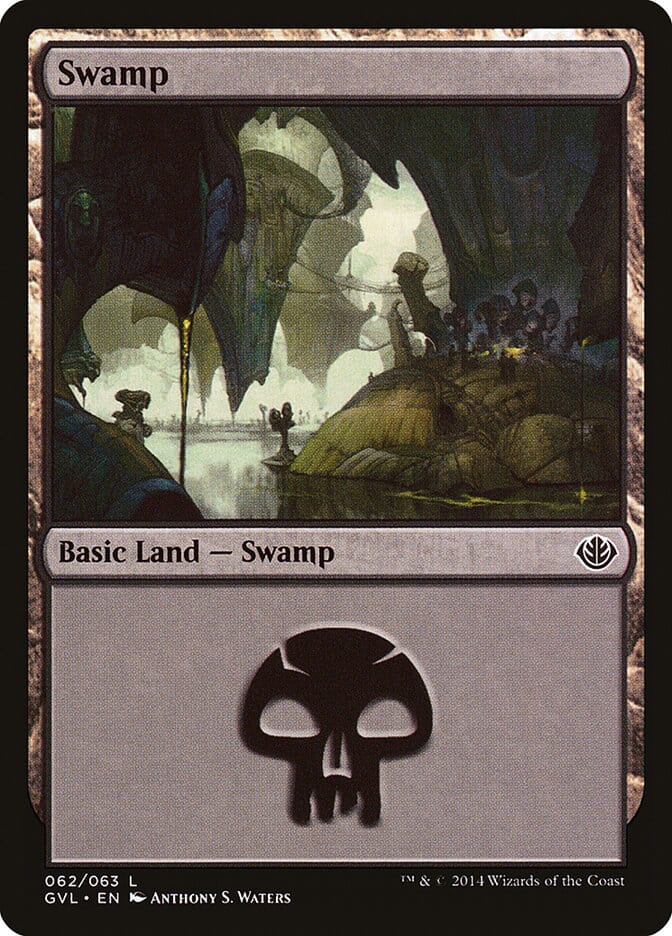 Swamp (62) (Garruk vs. Liliana) [Duel Decks Anthology] MTG Single Magic: The Gathering  | Multizone: Comics And Games