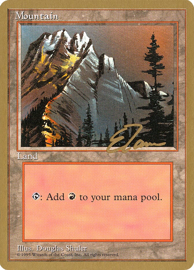 Mountain (et373) (Eric Tam) [Pro Tour Collector Set] MTG Single Magic: The Gathering  | Multizone: Comics And Games
