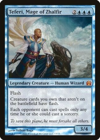 Teferi, Mage of Zhalfir [From the Vault: Legends] MTG Single Magic: The Gathering  | Multizone: Comics And Games
