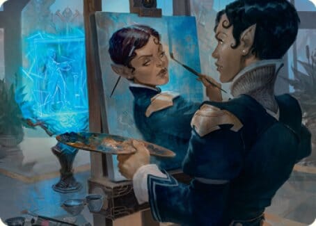 Parnesse, the Subtle Brush Art Card [Streets of New Capenna Art Series] MTG Single Magic: The Gathering  | Multizone: Comics And Games