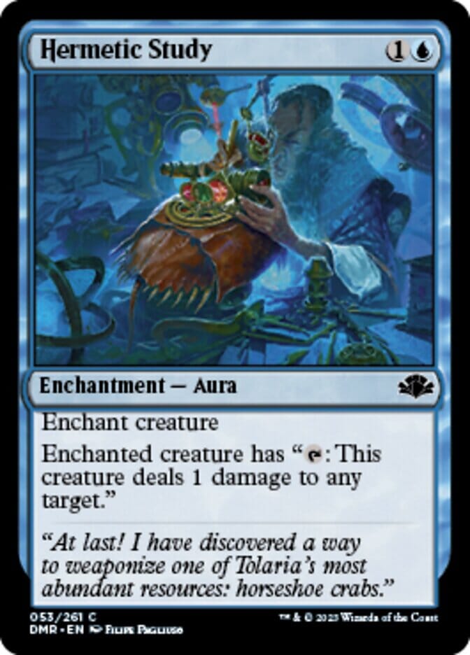 Hermetic Study [Dominaria Remastered] MTG Single Magic: The Gathering  | Multizone: Comics And Games