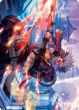 Isshin, Two Heavens as One 2 Art Card [Kamigawa: Neon Dynasty Art Series] MTG Single Magic: The Gathering  | Multizone: Comics And Games