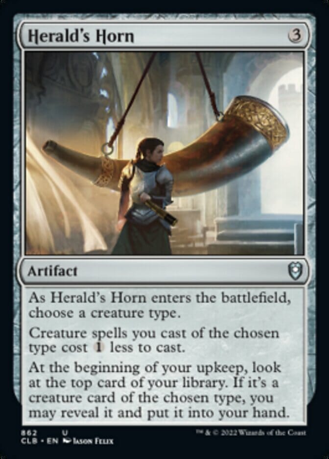 Herald's Horn [Commander Legends: Battle for Baldur's Gate] MTG Single Magic: The Gathering  | Multizone: Comics And Games