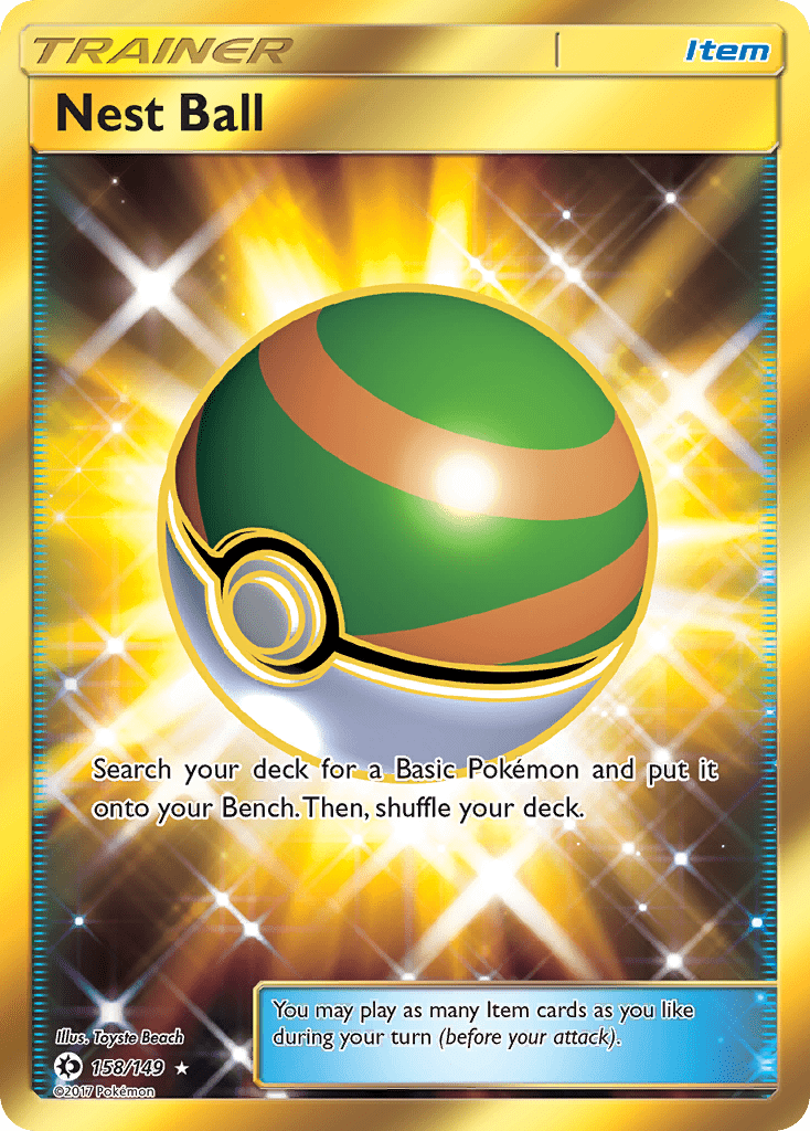 Nest Ball (158/149) [Sun & Moon: Base Set] Pokemon Single Pokémon  | Multizone: Comics And Games