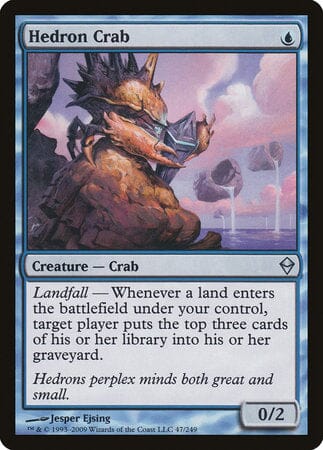 Hedron Crab [Zendikar] MTG Single Magic: The Gathering  | Multizone: Comics And Games