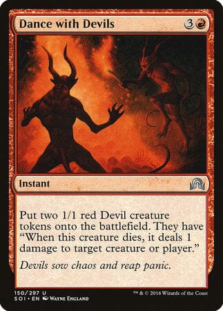 Dance with Devils [Shadows over Innistrad] MTG Single Magic: The Gathering  | Multizone: Comics And Games