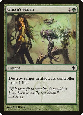 Glissa's Scorn [New Phyrexia] MTG Single Magic: The Gathering  | Multizone: Comics And Games