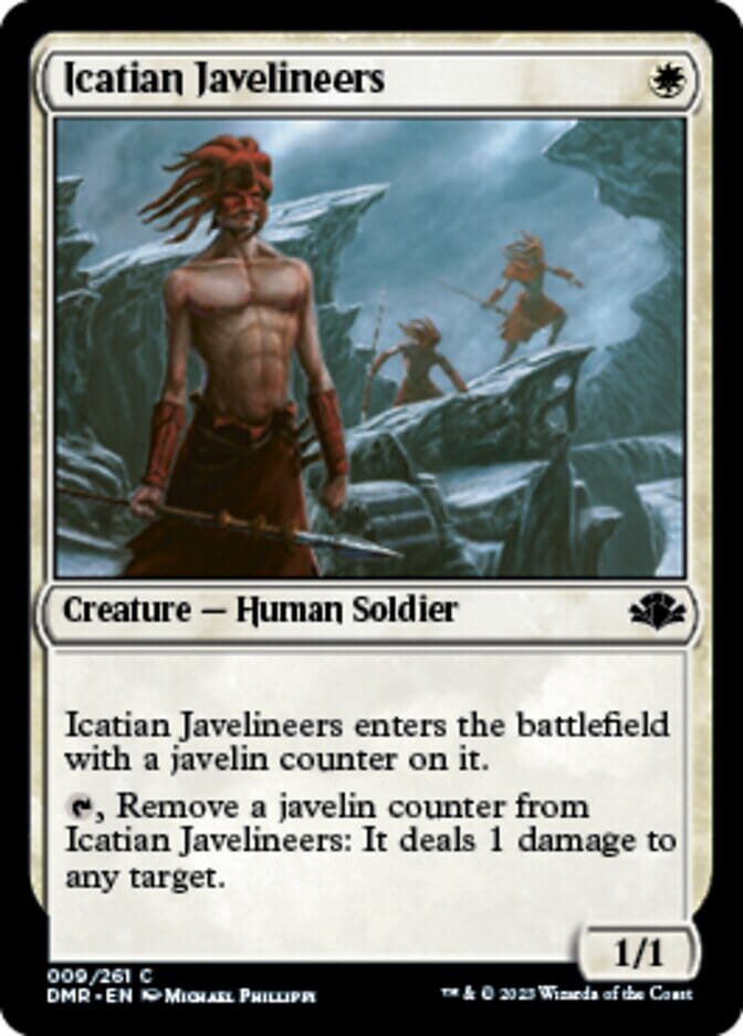 Icatian Javelineers [Dominaria Remastered] MTG Single Magic: The Gathering  | Multizone: Comics And Games