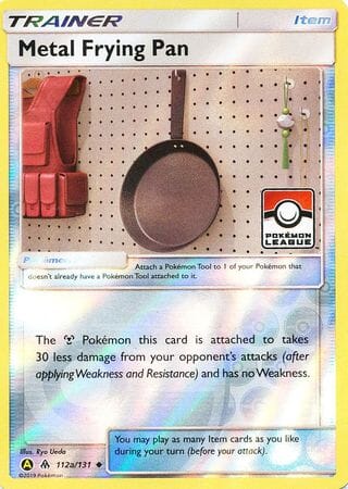 Metal Frying Pan (112a/131) (League Promo) [Sun & Moon: Forbidden Light] Pokemon Single Pokémon  | Multizone: Comics And Games