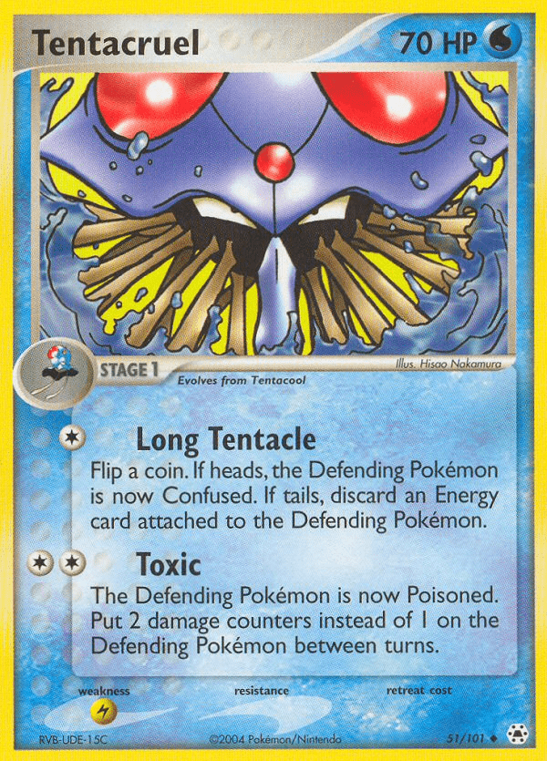 Tentacruel (51/101) [EX: Hidden Legends] Pokemon Single Pokémon  | Multizone: Comics And Games