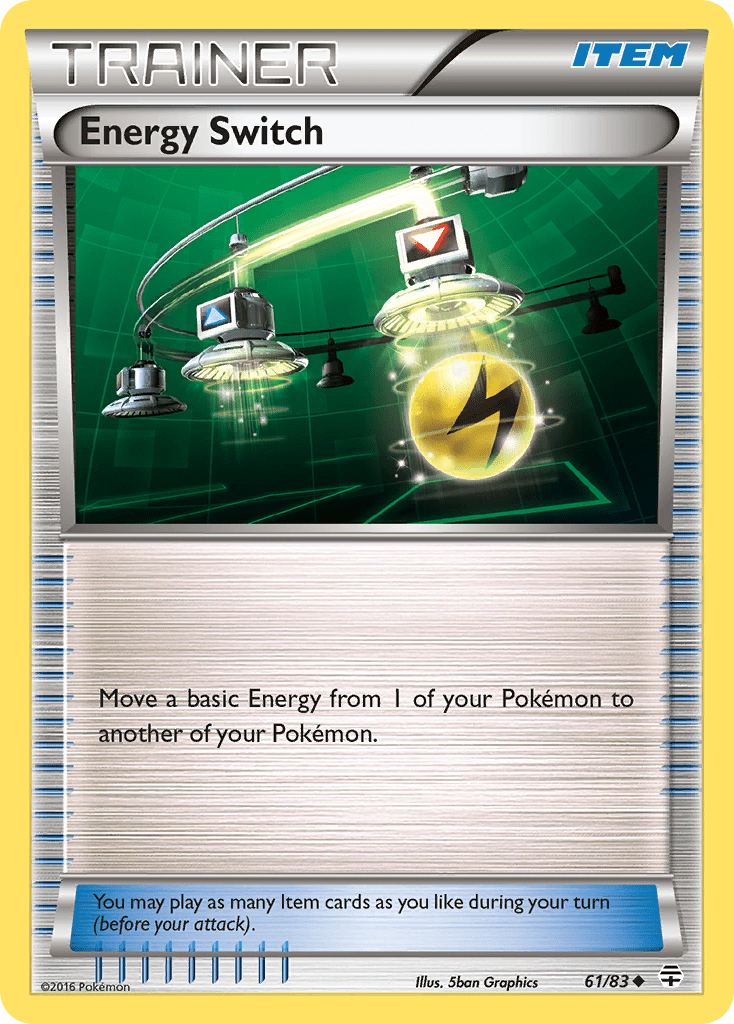 Energy Switch (61/83) [XY: Generations] Pokemon Single Pokémon  | Multizone: Comics And Games