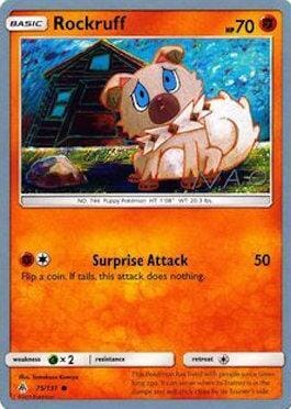 Rockruff (75/131) (Buzzroc - Naohito Inoue) [World Championships 2018] Pokemon Single Pokémon  | Multizone: Comics And Games