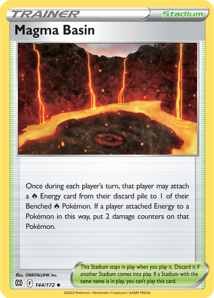 Magma Basin (144/172) [Sword & Shield: Brilliant Stars] Pokemon Single Pokémon  | Multizone: Comics And Games