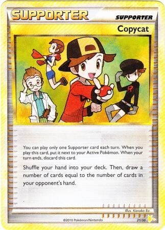 Copycat (21/30) [HeartGold & SoulSilver: Trainer Kit - Raichu] Pokemon Single Pokémon  | Multizone: Comics And Games