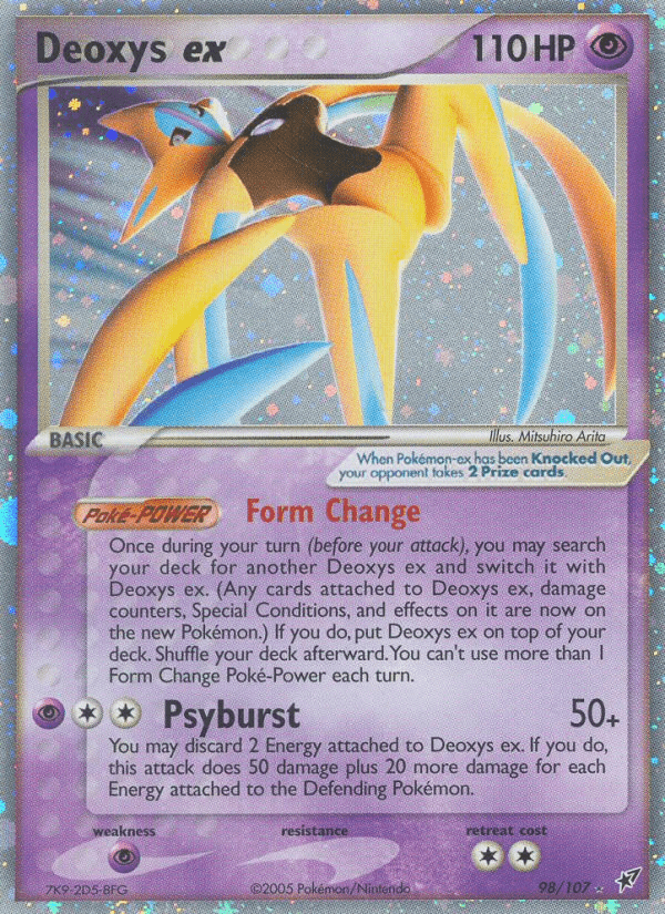 Deoxys ex (98/107) [EX: Deoxys] Pokemon Single Pokémon  | Multizone: Comics And Games