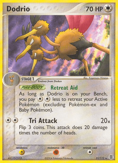 Dodrio (21/112) [EX: FireRed & LeafGreen] Pokemon Single Pokémon  | Multizone: Comics And Games
