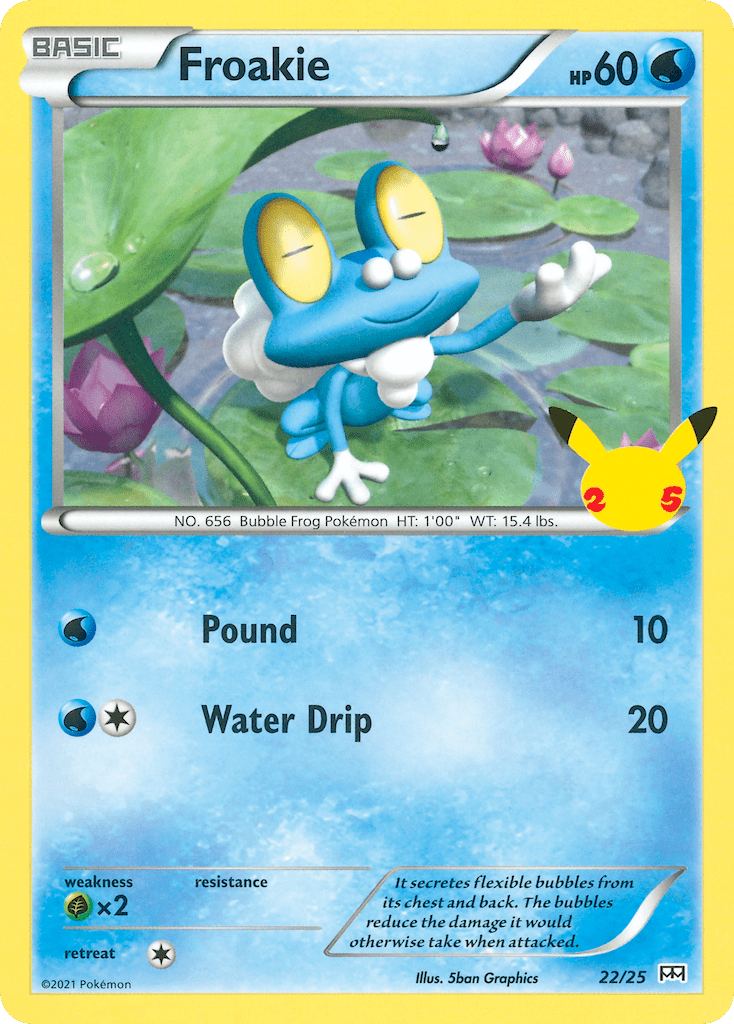 Froakie (22/25) [McDonald's 25th Anniversary] Pokemon Single Pokémon  | Multizone: Comics And Games