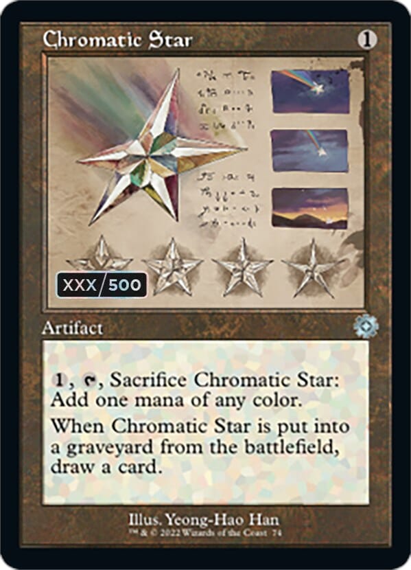 Chromatic Star (Retro Schematic) (Serial Numbered) [The Brothers' War Retro Artifacts] MTG Single Magic: The Gathering  | Multizone: Comics And Games