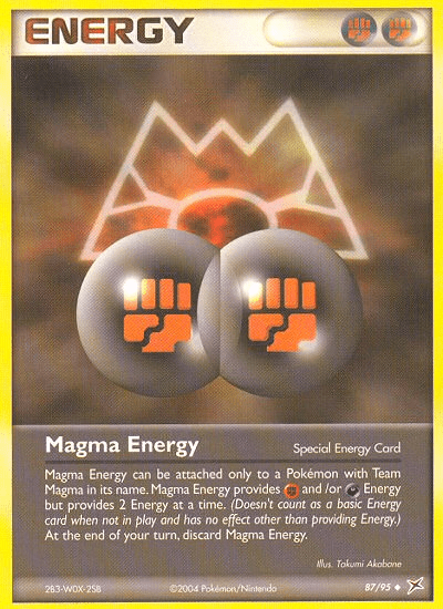 Magma Energy (87/95) [EX: Team Magma vs Team Aqua] Pokemon Single Pokémon  | Multizone: Comics And Games
