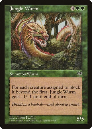 Jungle Wurm [Mirage] MTG Single Magic: The Gathering  | Multizone: Comics And Games