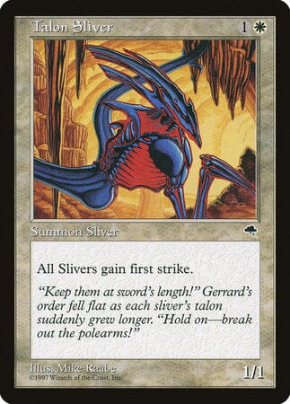 Talon Sliver [Tempest] MTG Single Magic: The Gathering  | Multizone: Comics And Games
