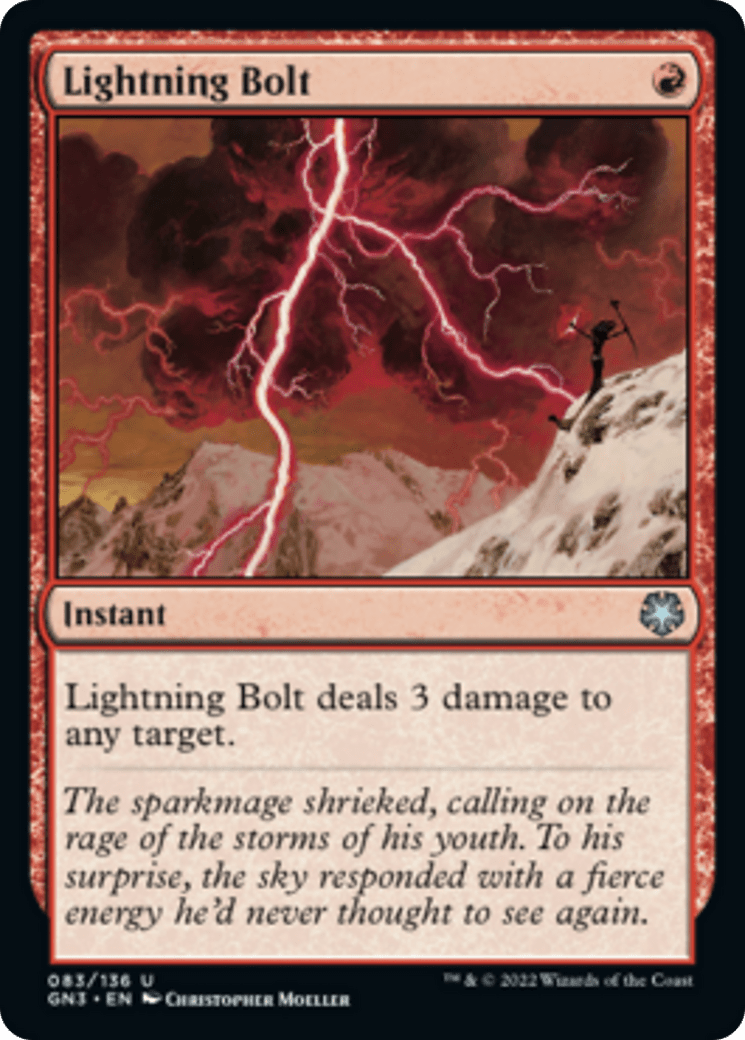 Lightning Bolt [Game Night: Free-for-All] MTG Single Magic: The Gathering  | Multizone: Comics And Games