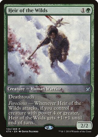 Heir of the Wilds [Khans of Tarkir Promos] MTG Single Magic: The Gathering  | Multizone: Comics And Games