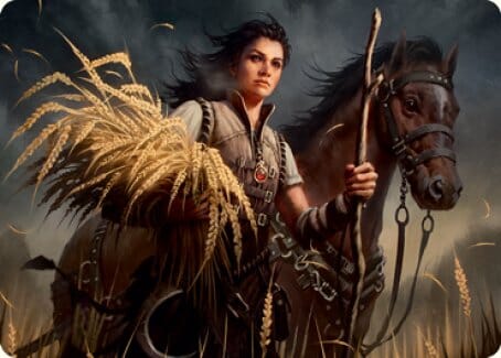 Ambitious Farmhand Art Card [Innistrad: Midnight Hunt Art Series] MTG Single Magic: The Gathering  | Multizone: Comics And Games
