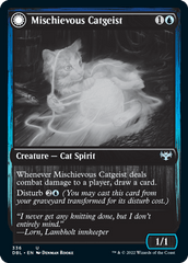 Mischievous Catgeist // Catlike Curiosity [Innistrad: Double Feature] MTG Single Magic: The Gathering  | Multizone: Comics And Games