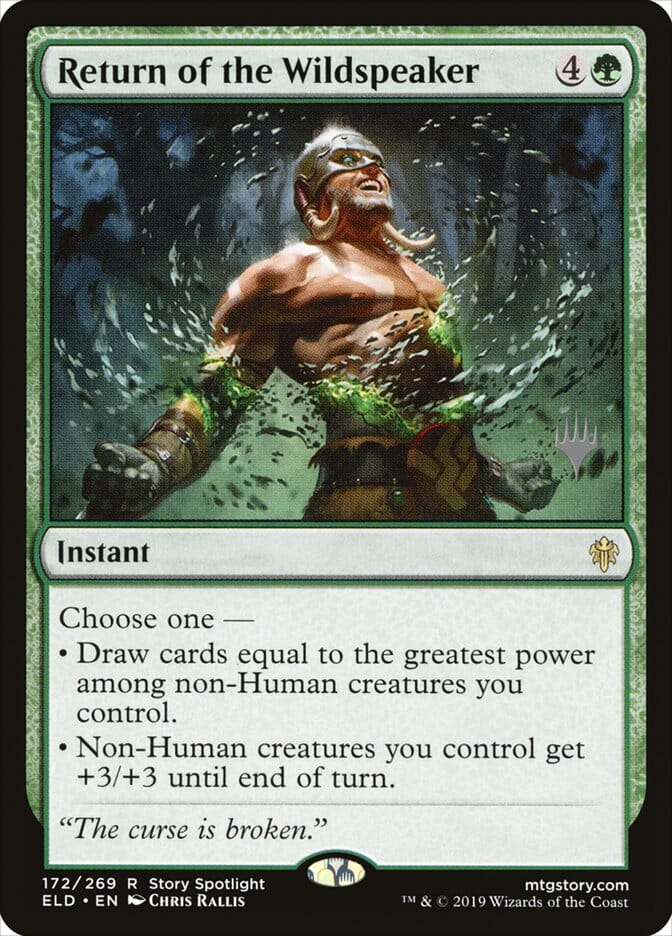Return of the Wildspeaker (Promo Pack) [Throne of Eldraine Promos] MTG Single Magic: The Gathering  | Multizone: Comics And Games
