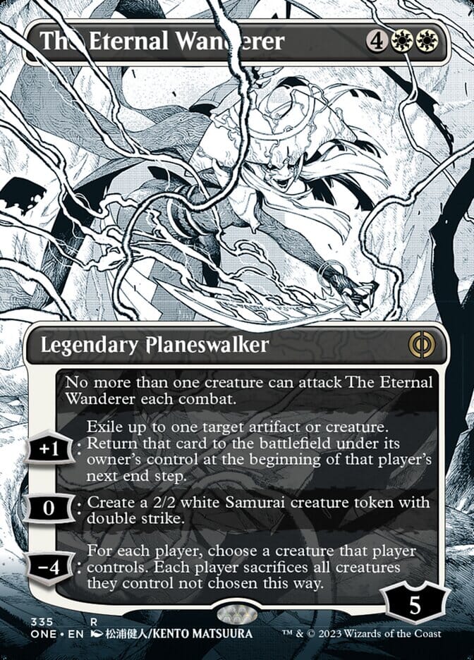 The Eternal Wanderer (Borderless Manga) [Phyrexia: All Will Be One] MTG Single Magic: The Gathering  | Multizone: Comics And Games