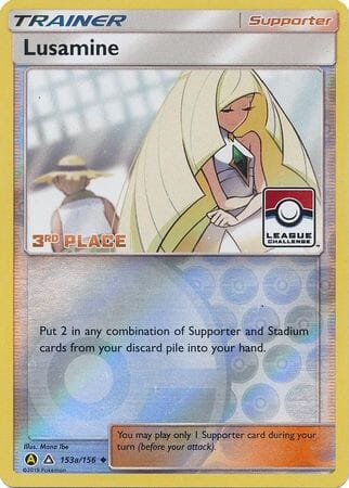 Lusamine (153a/156) (League Challenge Alt Art 3rd Place) [Sun & Moon: Ultra Prism] Pokemon Single Pokémon  | Multizone: Comics And Games